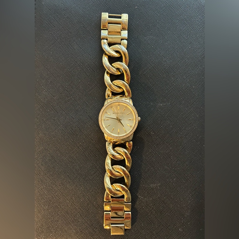 Michael Kors Gold Chain Link Watch